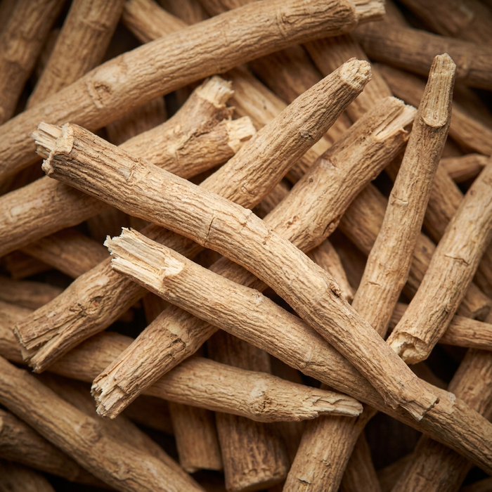 Dried ashwagandha root