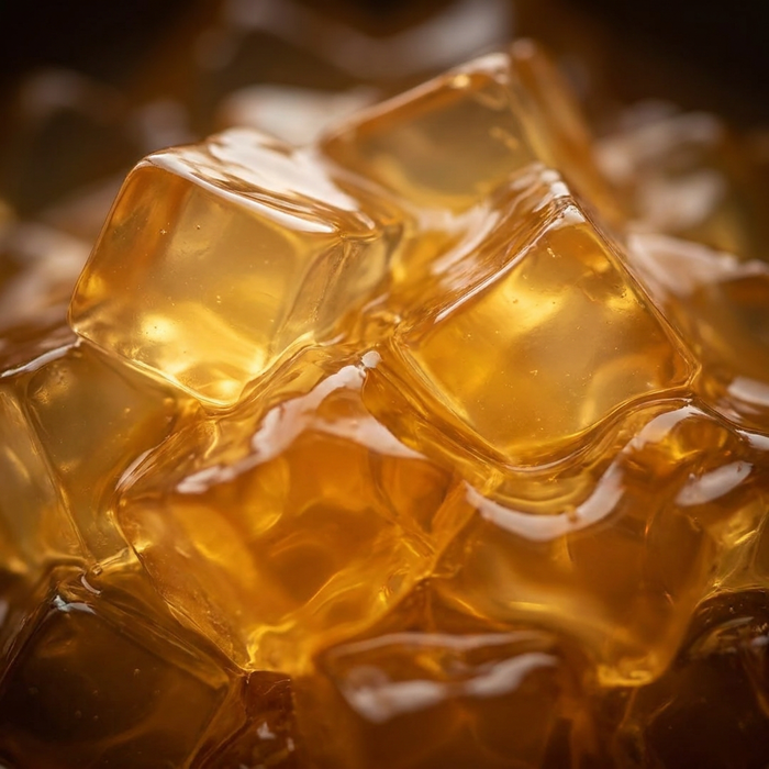 Golden collagen gelatin